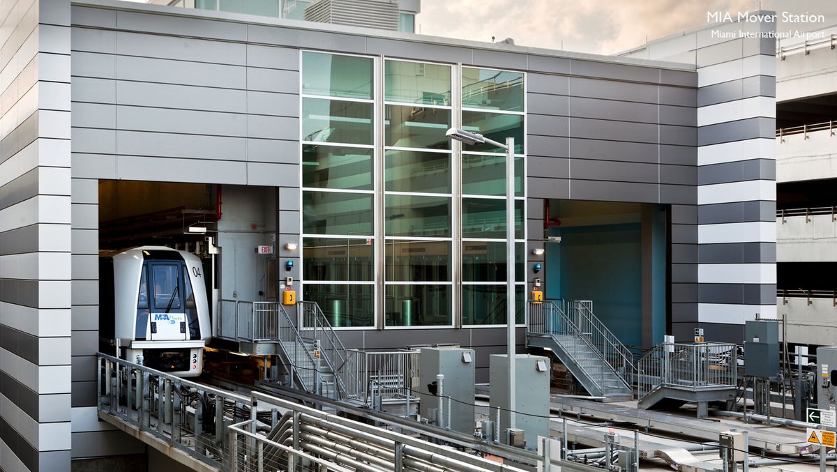 Miami International Airport MIA Mover Station