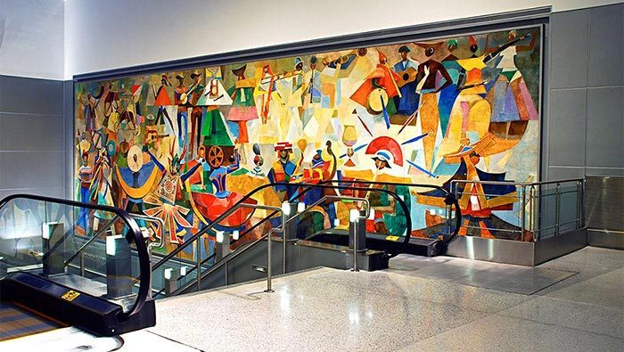 Miami International Airport Carybé Murals